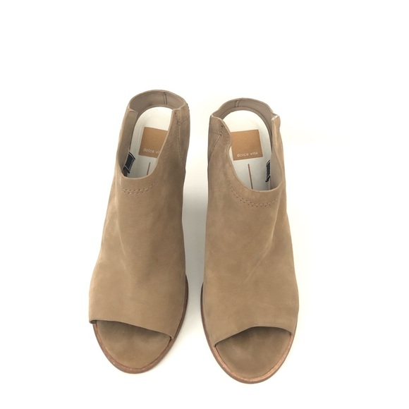 Dolce Vita Size 10 Noa Mules Stacked Heel Booties - Picture 2 of 7